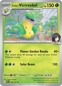 Erika's Victreebel HOLO #6 - Pokemon Ascended Heroes
