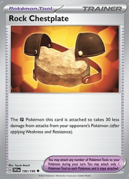 Rock Chestplate #192 - Pokemon Scarlet & Violet