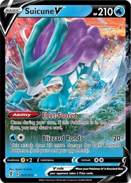Suicune V #31 - Pokemon Evolving Skies 
