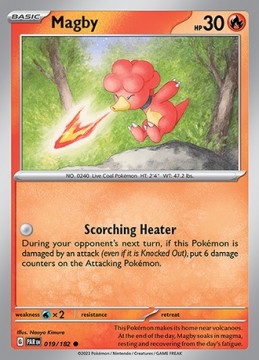 Magby #19 - Pokemon Paradox Rift