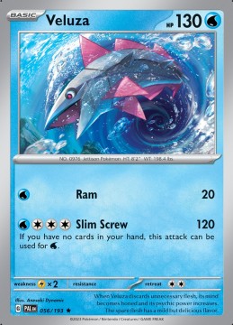 Veluza HOLO #56 - Pokemon Paldea Evolved 