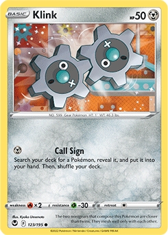 Klink #123 - Pokemon Silver Tempest