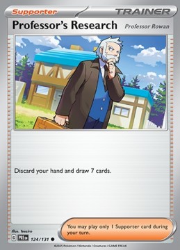 Professor's Research: Professor Rowan #124 - Pokemon Prismatic Evolutions