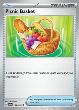 Picnic Basket REVERSE HOLO #184 - Pokemon Scarlet & Violet