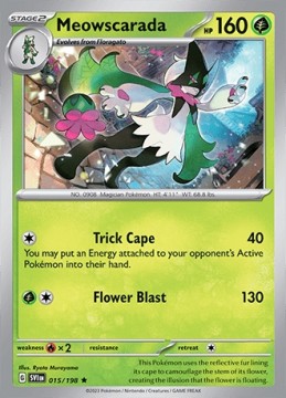 Meowscarada HOLO #15 - Pokemon Scarlet & Violet