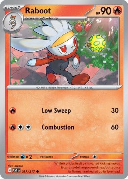 Raboot POKEBALL PATTERN #37 - Pokemon Ascended Heroes