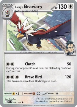 Larry's Braviary ENERGY PATTERN #174 - Pokemon Ascended Heroes 
