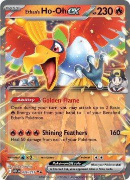 Ethan's Ho-Oh EX #26 - Pokemon Ascended Heroes