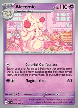Alcremie REVERSE HOLO #65 - Pokemon Stellar Crown