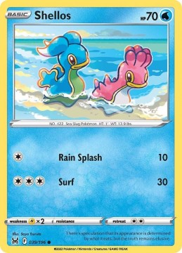 Shellos #39 - Pokemon Lost Origin