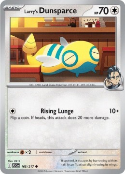 Larry's Dunsparce #163 - Pokemon Ascended Heroes