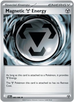 Magnetic M Energy REVERSE HOLO #85 - Pokemon Chaos Rising
