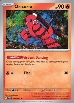 Oricorio HOLO #33 - Pokemon Paldea Evolved