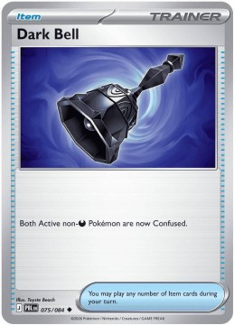 Dark Bell REVERSE HOLO #75 - Pokemon Pitch Black