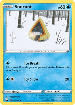 Snorunt #34 - Pokemon Brilliant Stars 