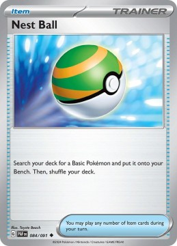 Nest Ball REVERSE HOLO #84 - Pokemon Paldean Fates