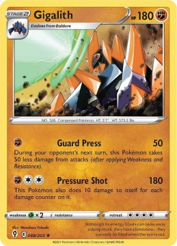 Gigalith #88 - Pokemon Evolving Skies 