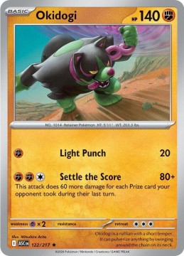 Okidogi ENERGY PATTERN #122 - Pokemon Ascended Heroes