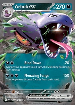 Arbok EX #24 - Pokemon Scarlet & Violet 151