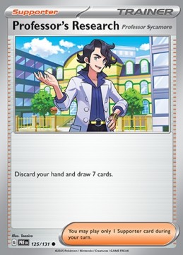 Professor's Research: Professor Sycamore #125 - Pokemon Prismatic Evolutions