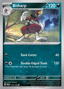 Bisharp #133 - Pokemon Scarlet & Violet