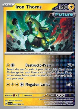 Iron Thorns HOLO #62 - Pokemon Temporal Forces