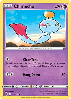 Chimecho REVERSE HOLO #63 - Pokemon Brilliant Stars 