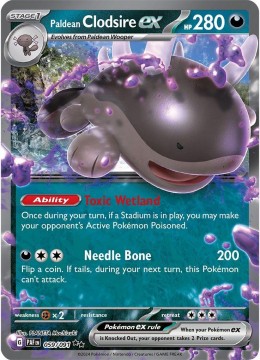 Paldean Clodsire EX #59 - Pokemon Paldean Fates 