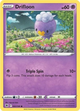 Drifloon #63 - Pokemon Astral Radiance