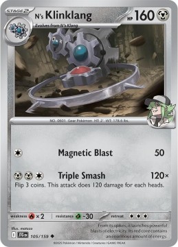 N's Klinklang #105 - Pokemon Journey Together