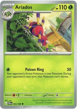Ariados REVERSE HOLO #2 - Pokemon Perfect Order