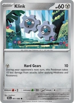 Klink POKEBALL HOLO #61 - Pokemon Black Bolt