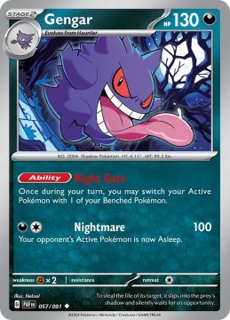 Gengar #57 - Pokemon Paldean Fates 