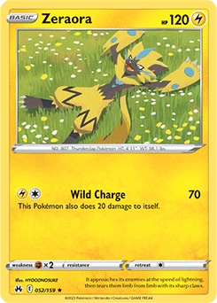 Zeraora #52 - Pokemon Crown Zenith