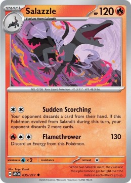 Salazzle ENERGY PATTERN #35 - Pokemon Ascended Heroes 