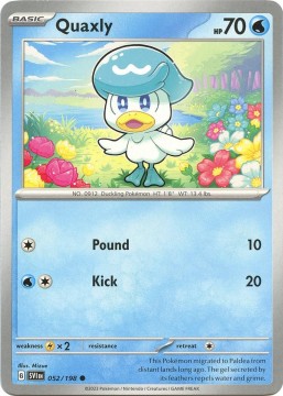Quaxly #52 - Pokemon Scarlet & Violet
