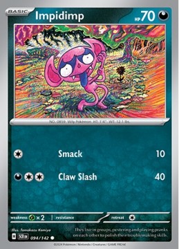 Impidimp #94 - Pokemon Stellar Crown