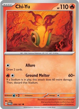 Chi-Yu REVERSE HOLO #39 - Pokemon Twilight Masquerade