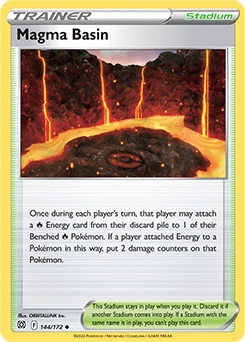 Magma Basin #144 - Pokemon Brilliant Stars
