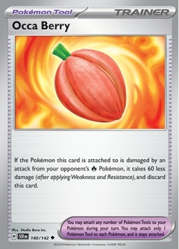 Occa Berry #140 - Pokemon Stellar Crown