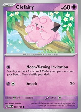 Clefairy #35 - Pokemon Scarlet & Violet 151 