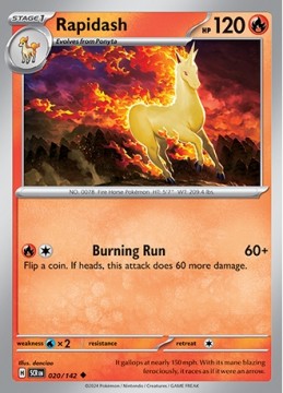 Rapidash #20 - Pokemon Stellar Crown