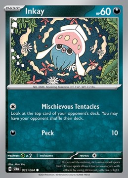 Inkay #33 - Pokemon Shrouded Fable