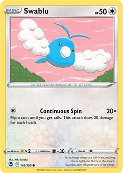 Swablu #142 - Pokemon Silver Tempest 