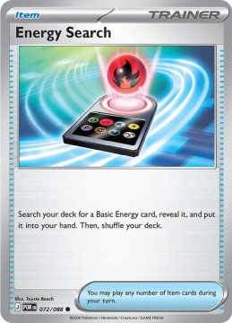 Energy Search REVERSE HOLO #72 - Pokemon Perfect Order