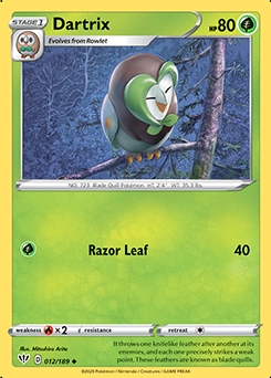 Dartrix #12 - Pokemon Darkness Ablaze