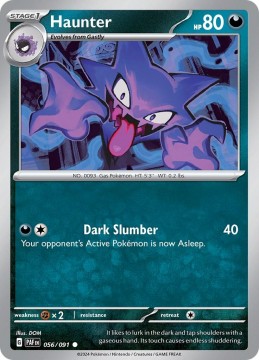 Haunter REVERSE HOLO #56 - Pokemon Paldean Fates