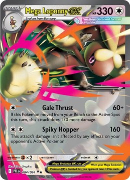 Mega Lopunny EX #84 - Pokemon Phantasmal Flames