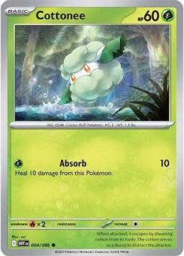 Cottonee REVERSE HOLO #4 - Pokemon White Flare
