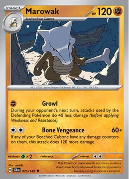 Marowak #73 - Pokemon Stellar Crown